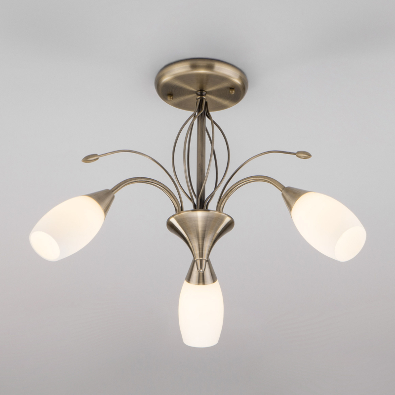 Потолочная люстра Eurosvet Ginevra 30280/3 античная бронза