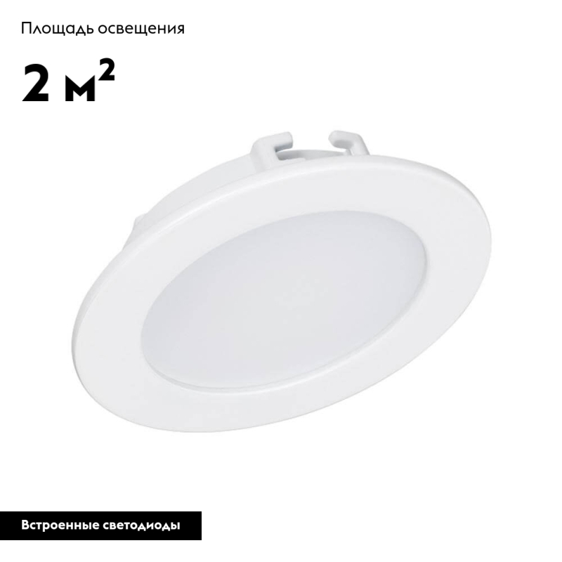 Светодиодная панель Arlight 5Вт IP20 3000K 350-400лм 021432