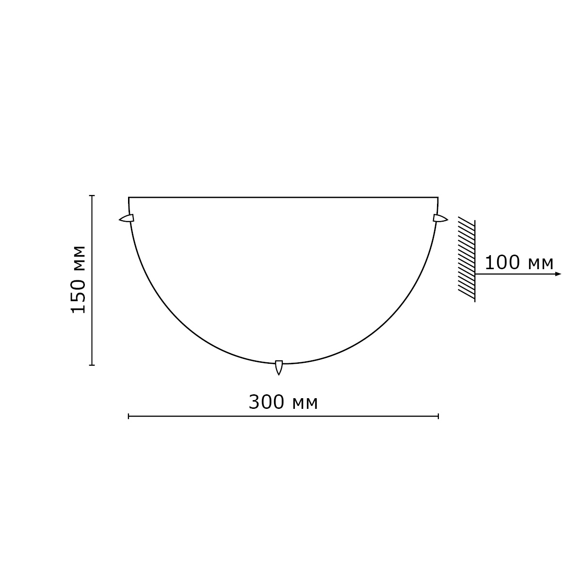 Настенный светильник Sonex Winds 1218