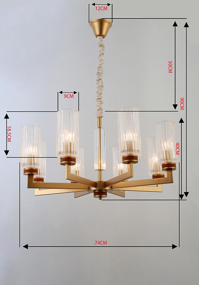 Подвесная люстра Rivoli Anke 2057-308 Б0050261