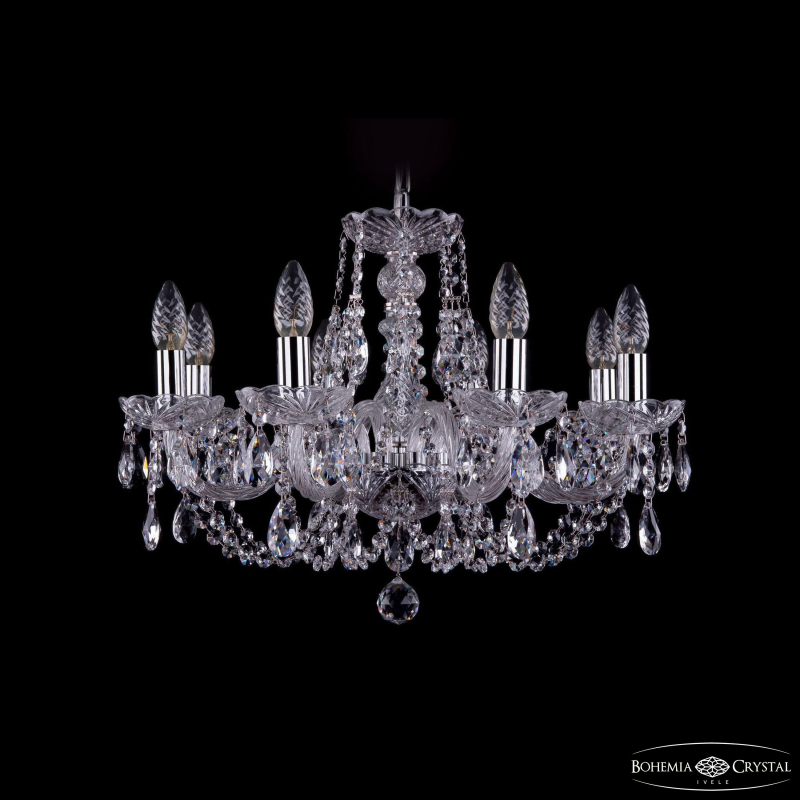 Подвесная люстра Bohemia Ivele Crystal 1406/8/195 Ni