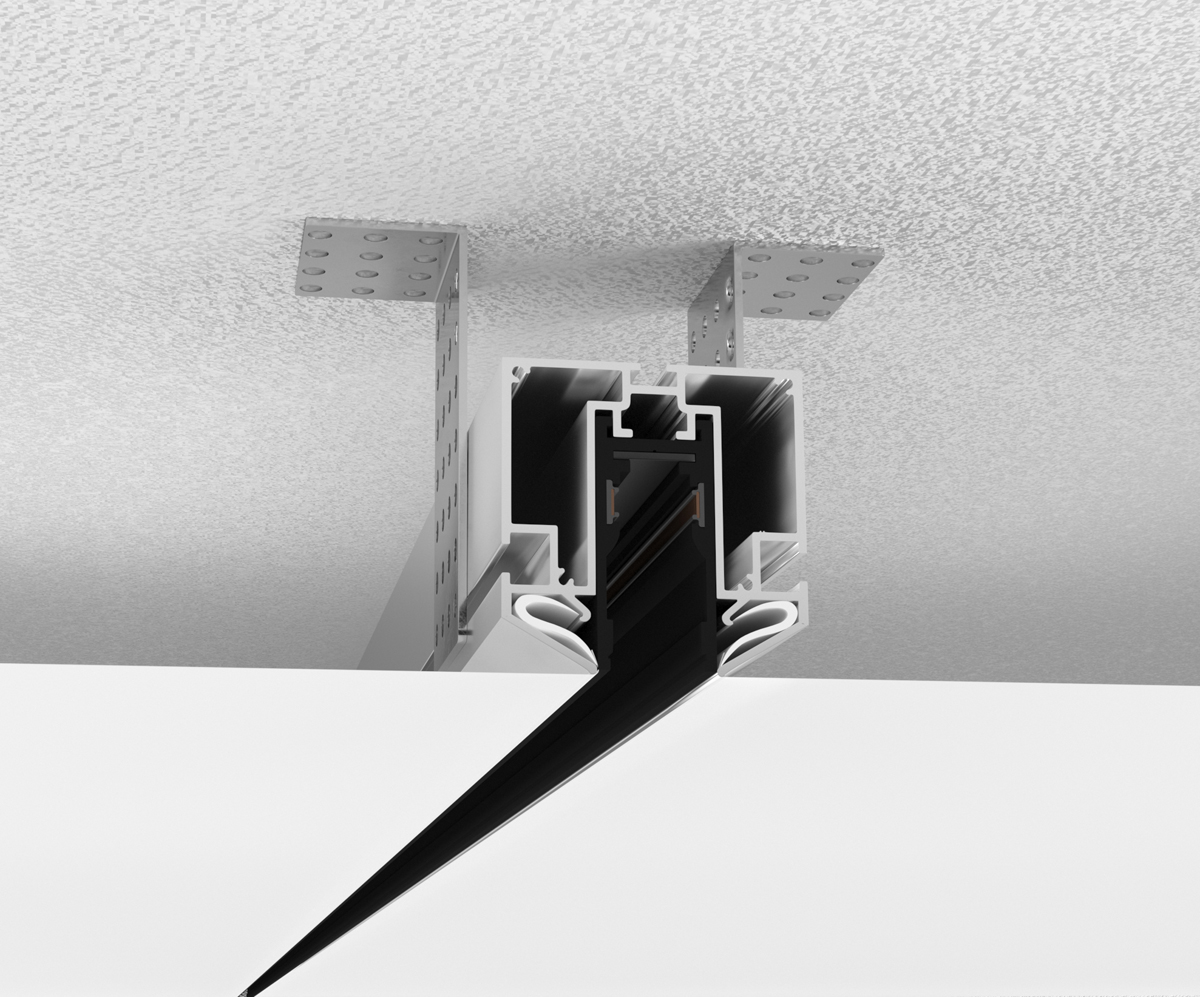 Шинопровод встраиваемый Donolux Slim Line DLS2500InCB