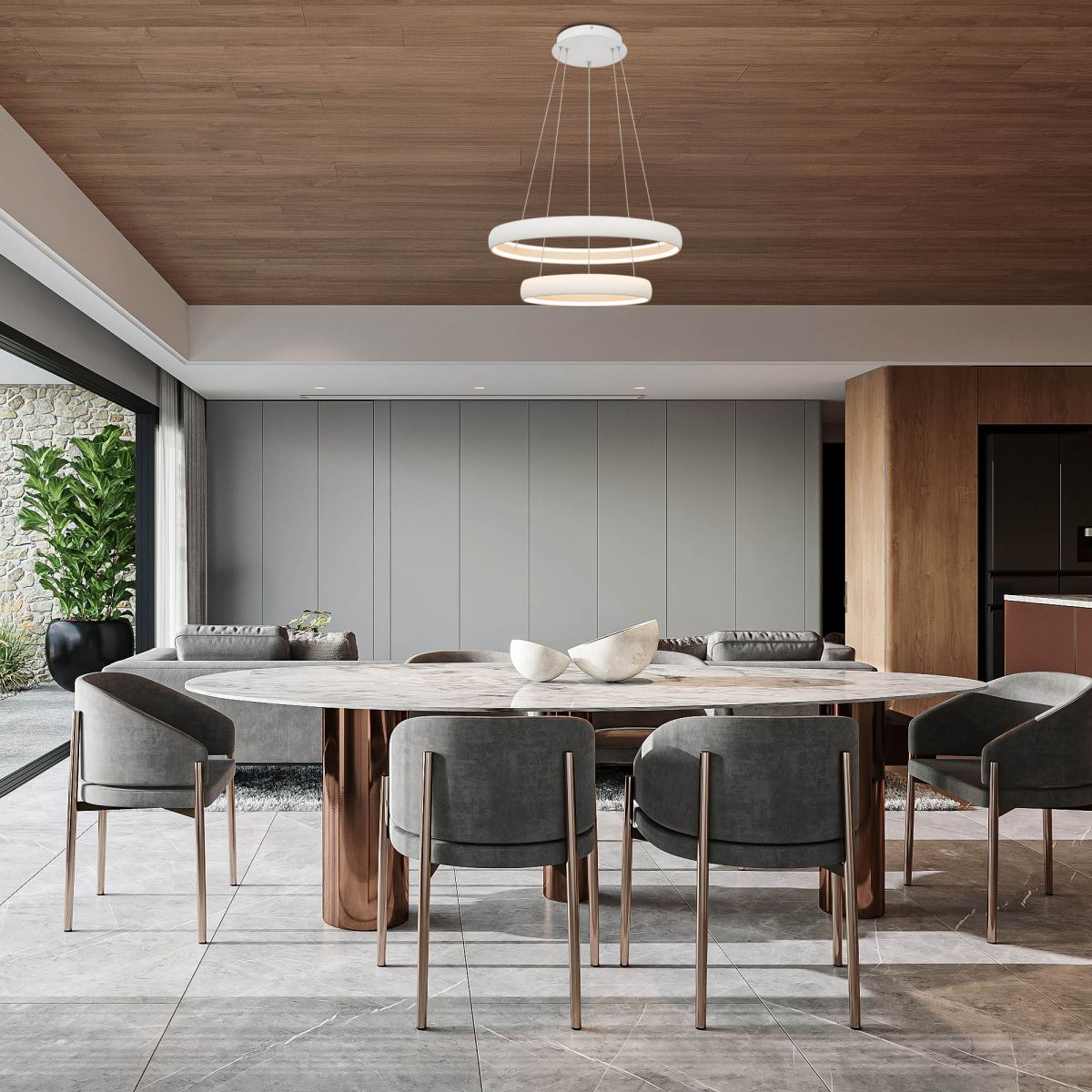 Подвесная люстра Mantra Flats 9429