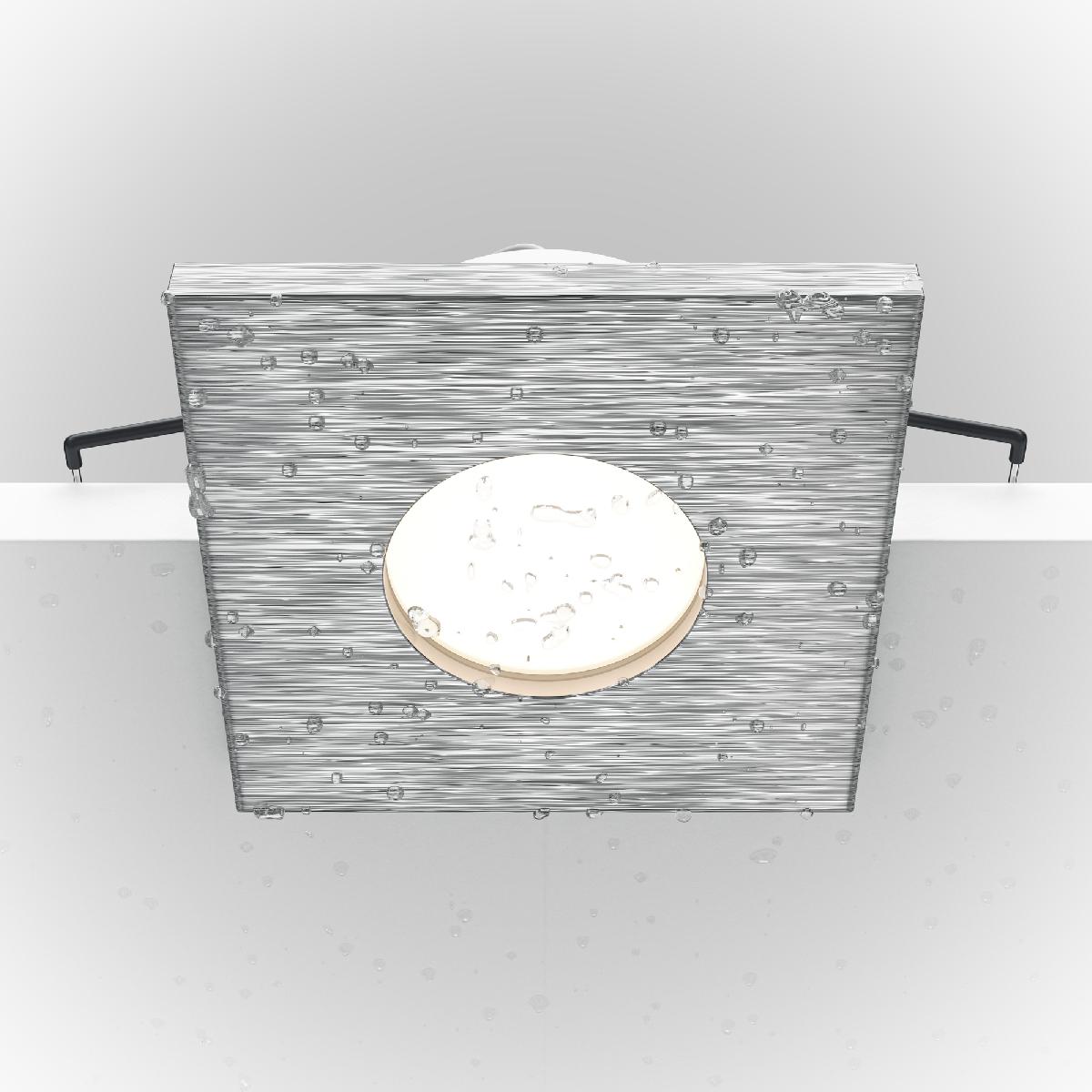 Встраиваемый светильник Maytoni Technical Stark DL083-01-GU10-SQ-S