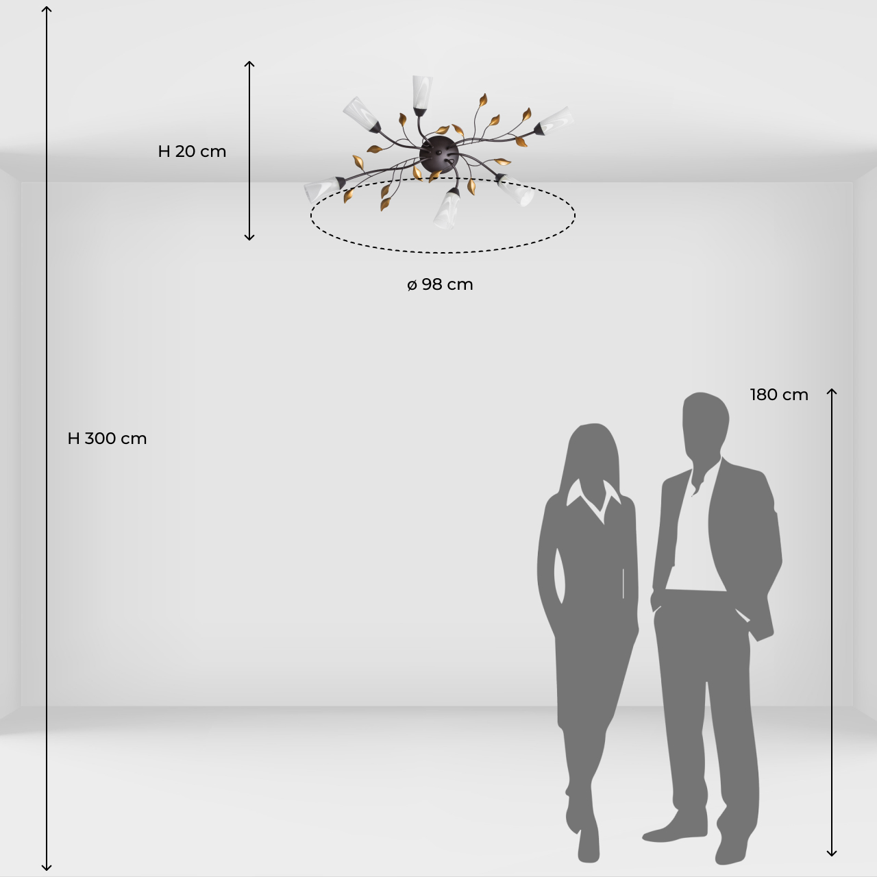 Потолочная люстра MW-Light Восторг 242015206 в Москве