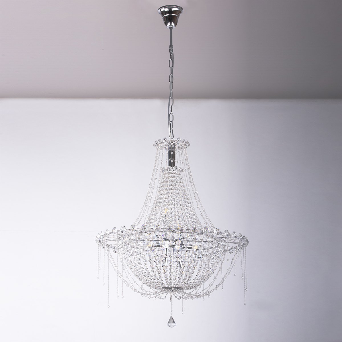 Подвесная люстра DeLight Collection MD8319-12A chrome