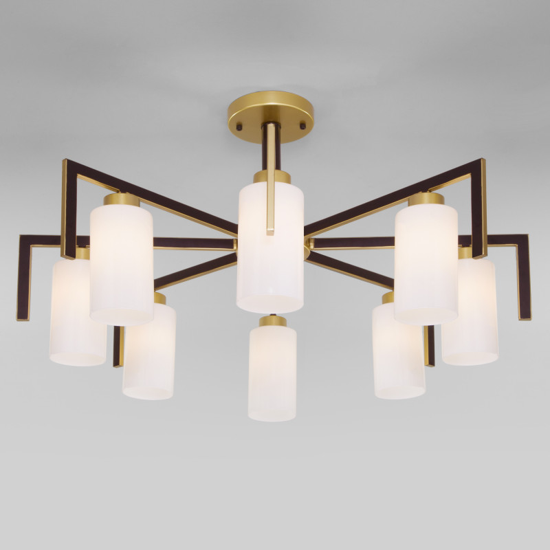 Люстра на штанге Eurosvet PALIO 70126/8 черный