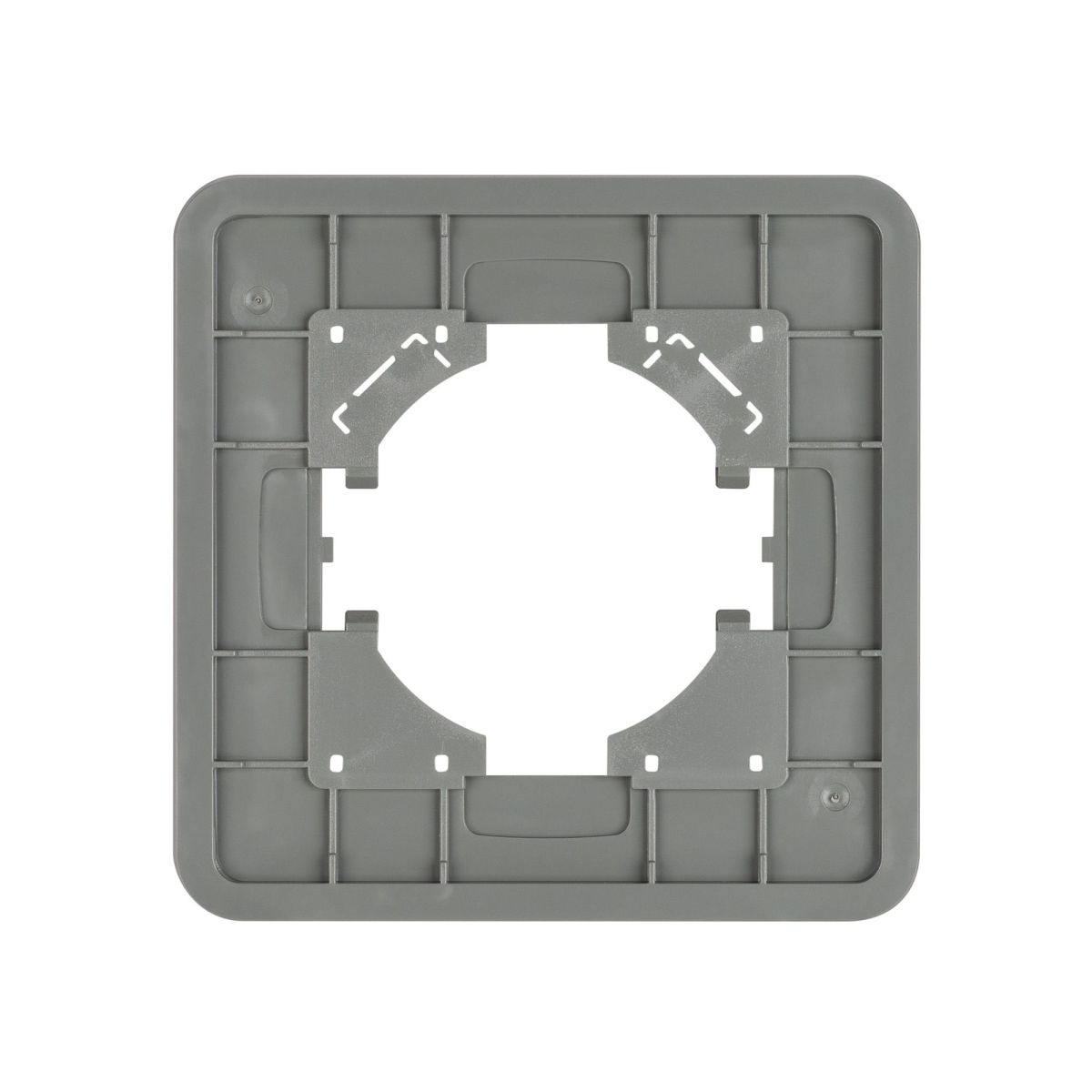 Рамка алюминиевая на 1 пост Arlight FRM-AKIRY-SFAL-1-SR 049684