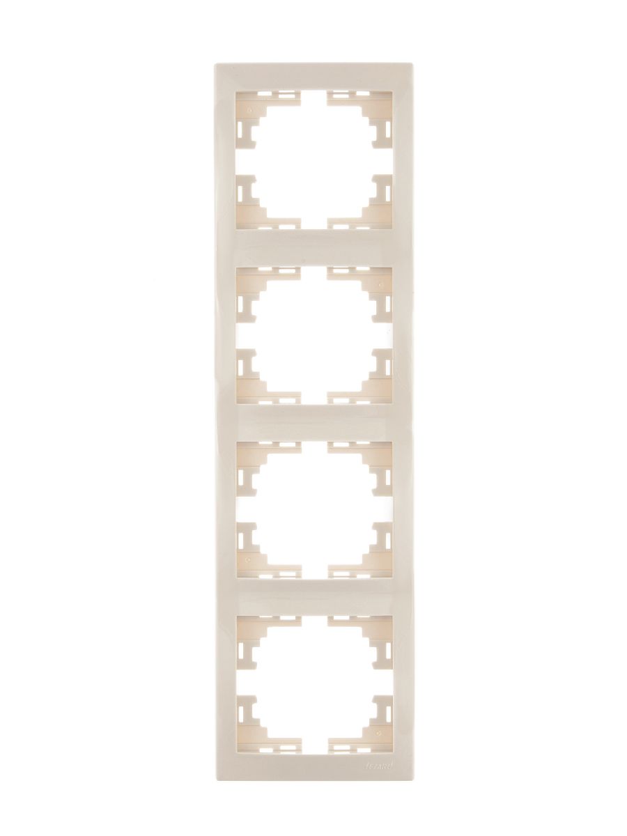 Рамка 4-местная вертикальная Lezard Mira 701-0300-154