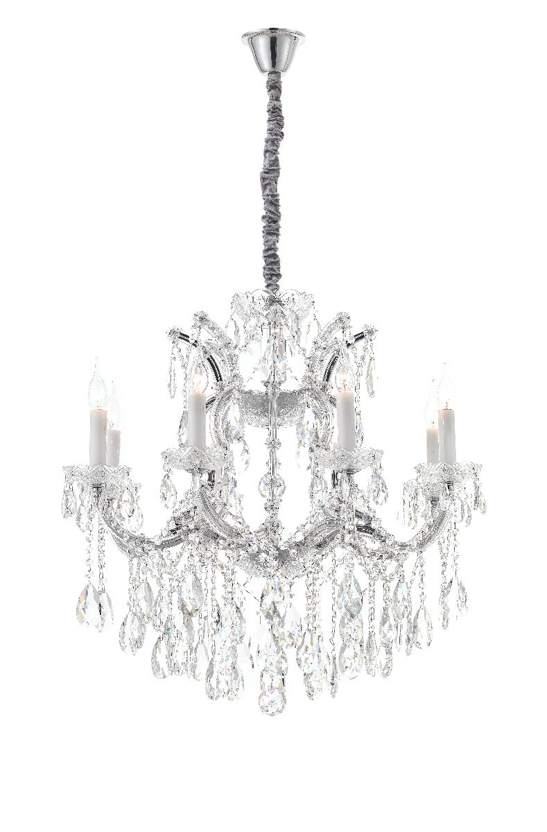 Подвесная люстра iLamp Diamond 6071-8 CR+CL