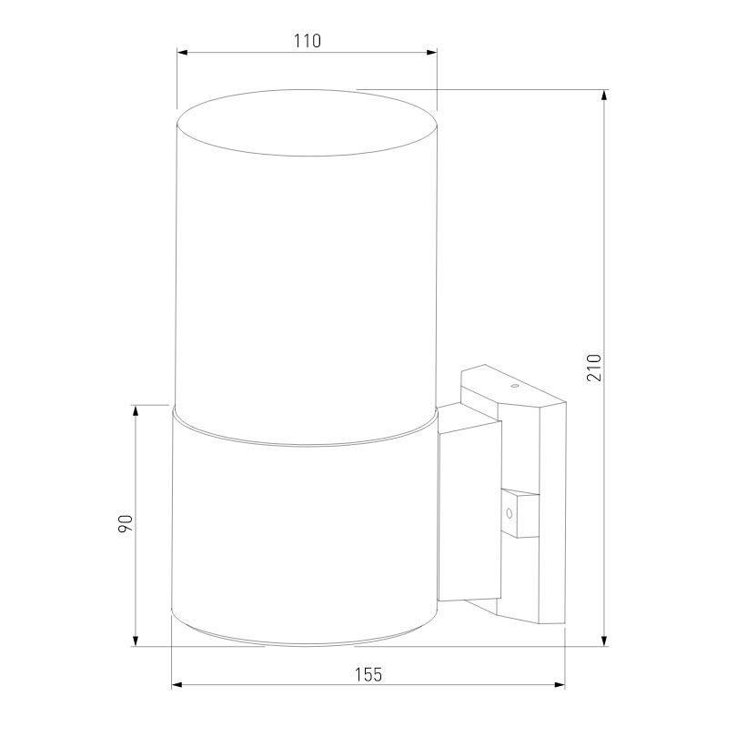 Уличный настенный светильник Elektrostandard Roil 4690389175466