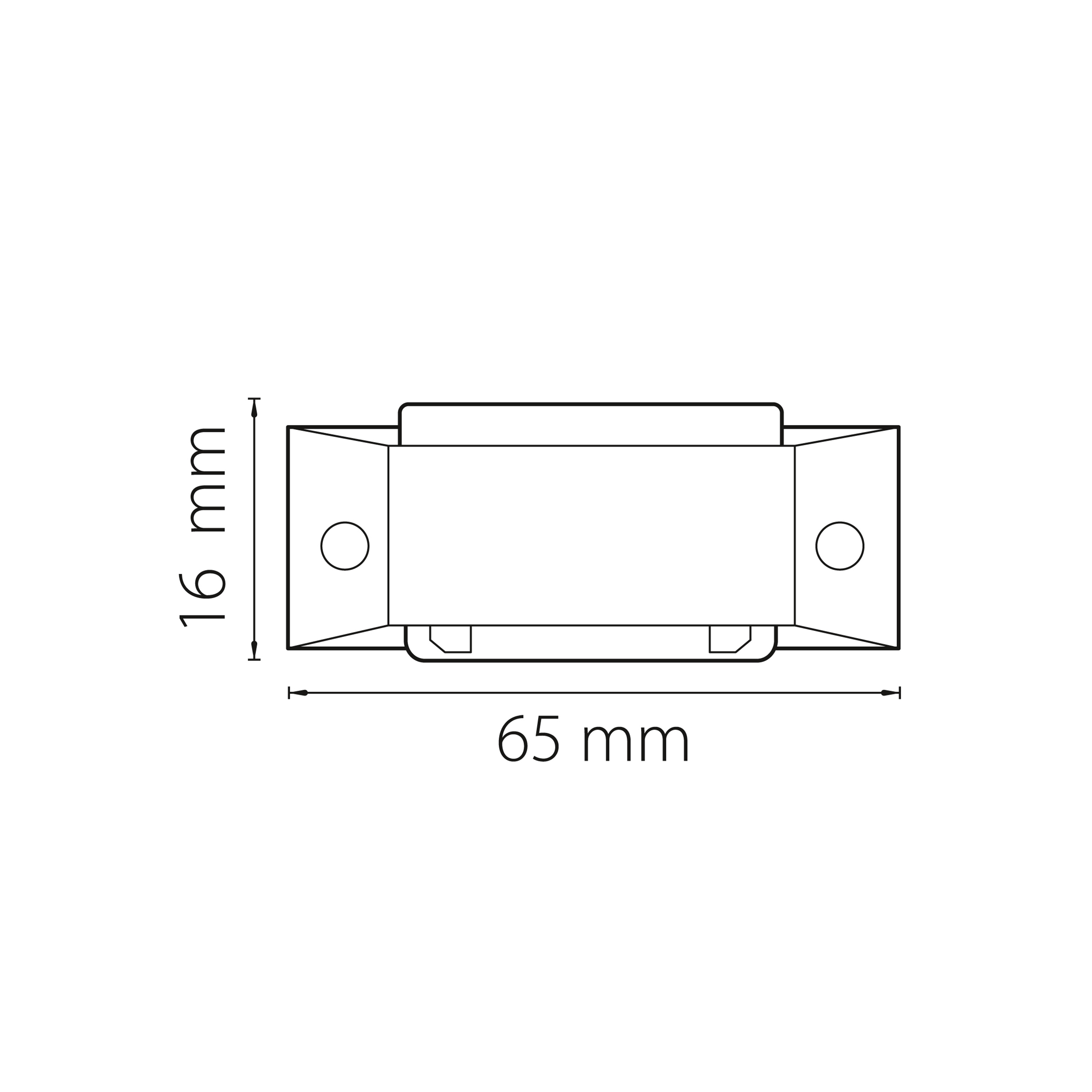 Коннектор прямой Lightstar Barra 504106