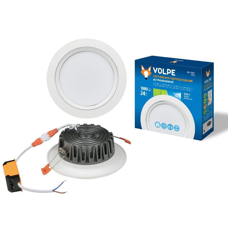 Встраиваемый светодиодный светильник (UL-00001623) Volpe ULM-Q235 24W/DW