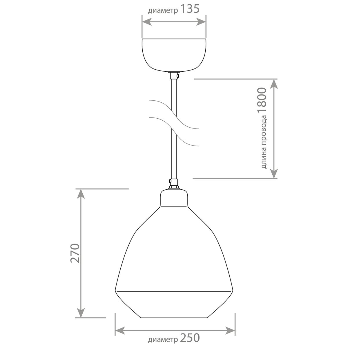 Подвесной светильник Covali SB-4247В