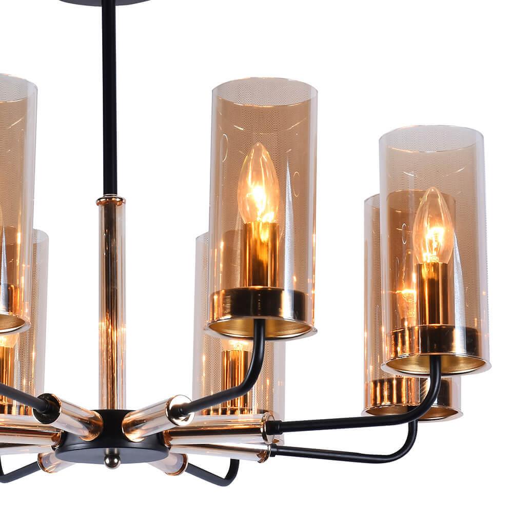 Потолочная люстра Seven Fires Норма SF3303/8C-MBK+FGD