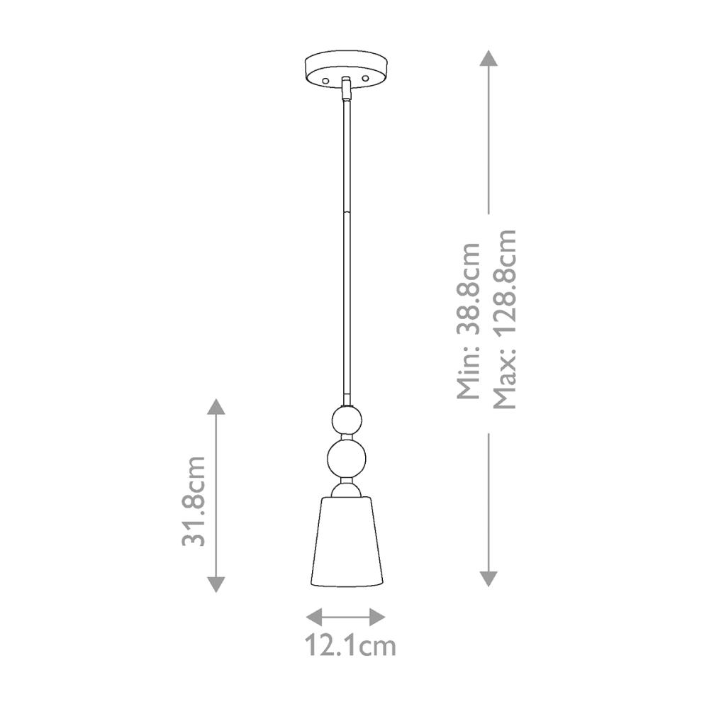 Подвесной светильник Hinkley Zelda HK-ZELDA-P-A-PN