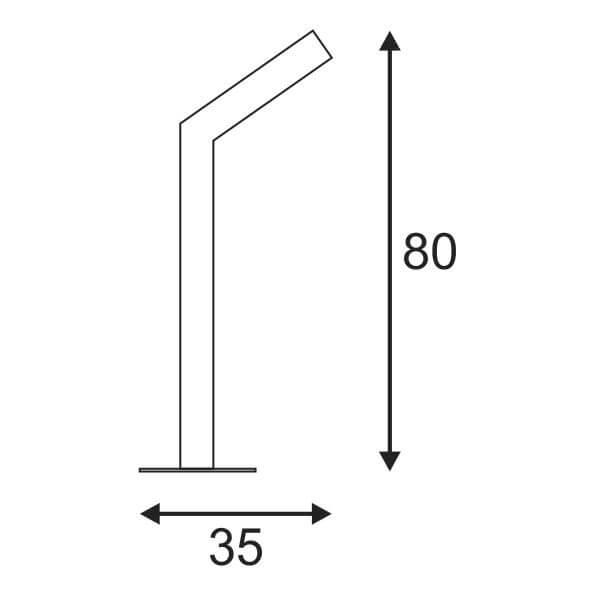 Уличный светодиодный светильник SLV Arrock Stone 70 231371