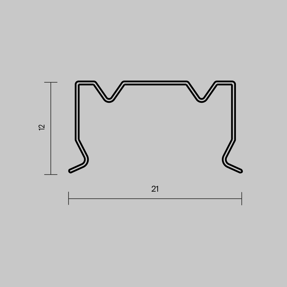 Комплект креплений для профиля 20×20 4шт Maytoni Led Strip ALM-2020B-MT 642078