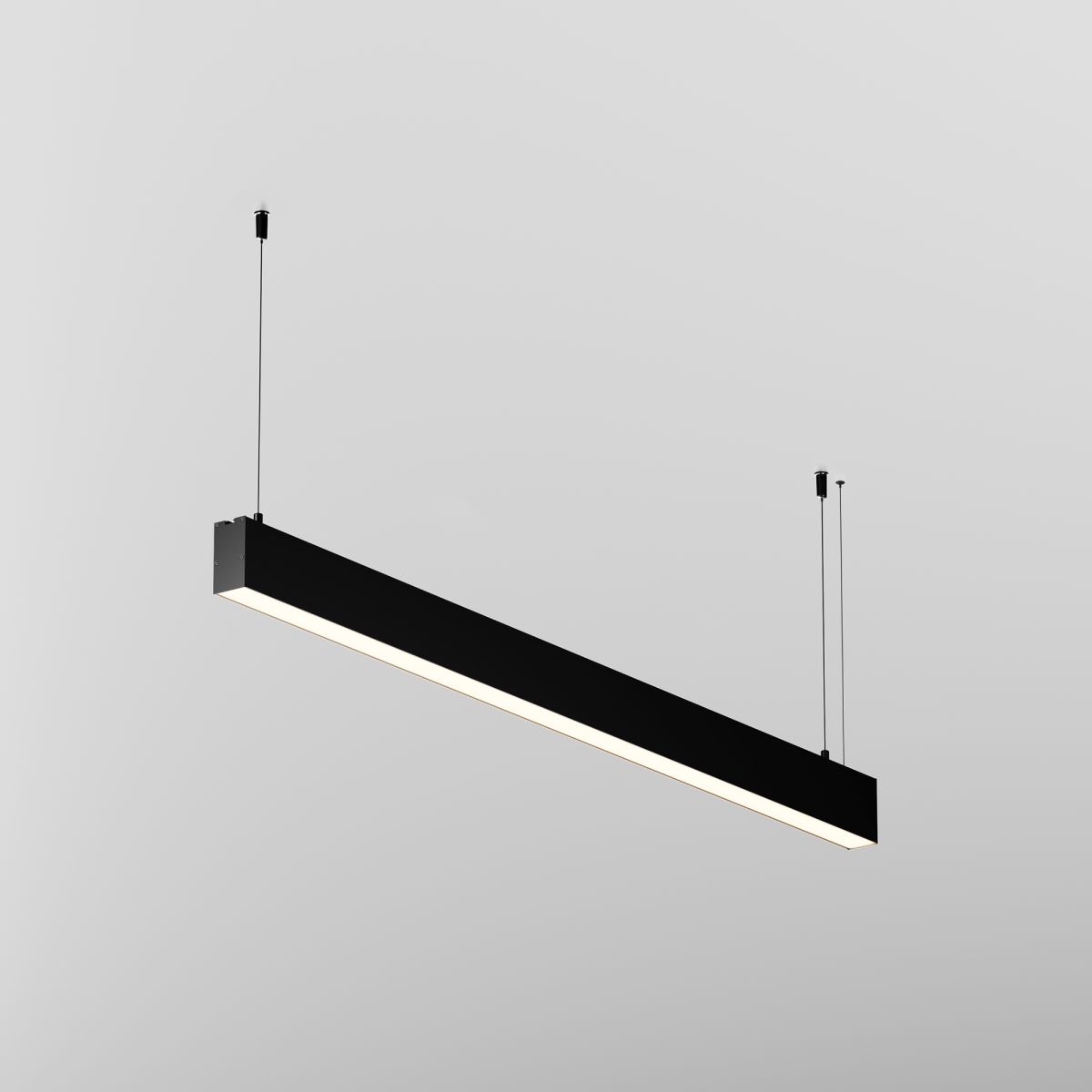 Линейный подвесной светильник Maytoni Technical 3000K 35x67 (Черный, 1 м) LL312043