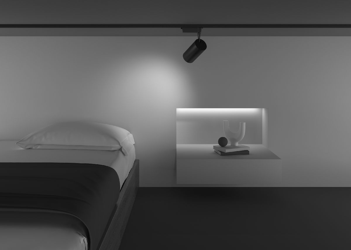 Трековый светильник Maytoni Technical Vuoro TR003-1-36W3K-W-B
