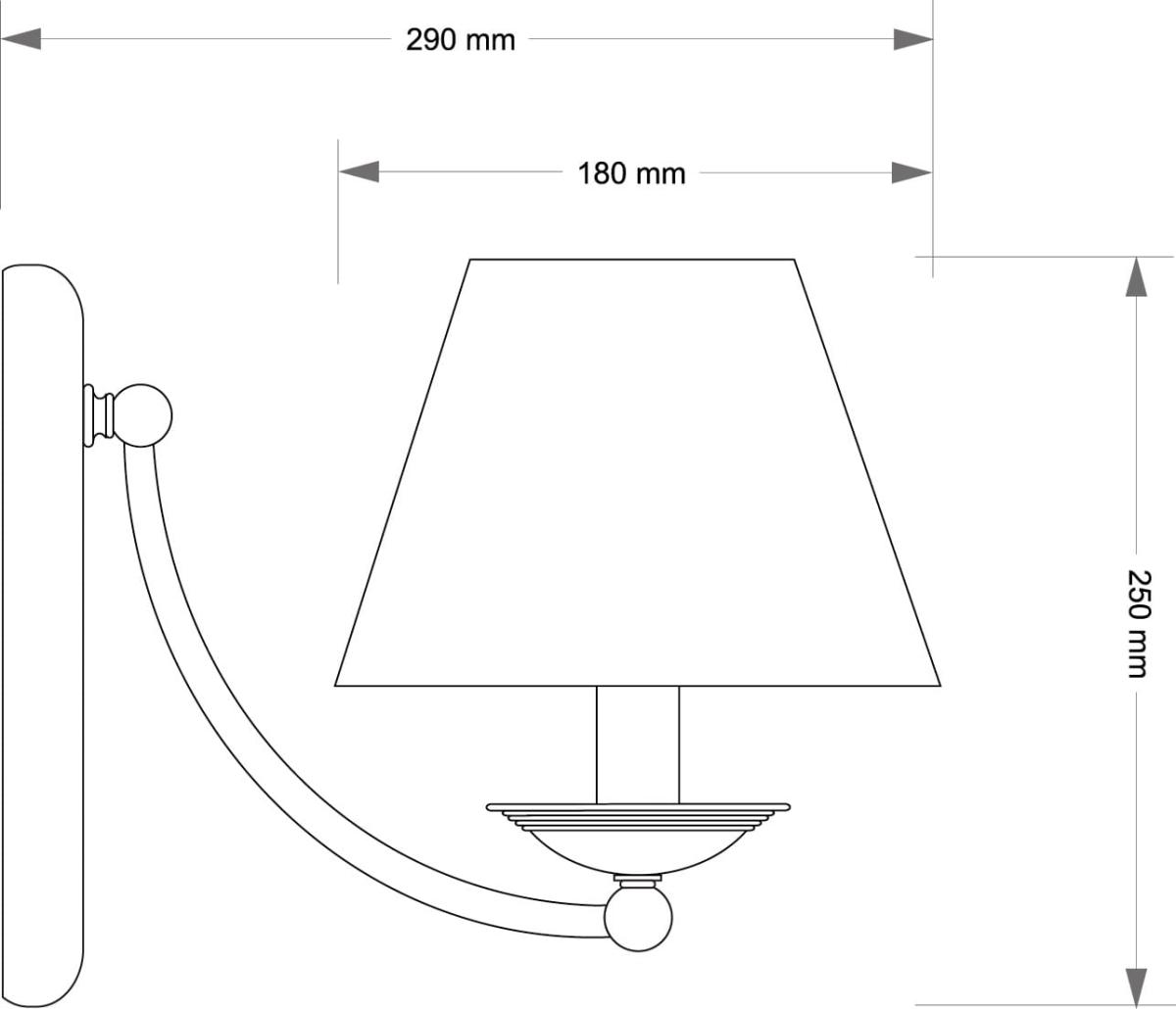 Бра Kutek N Abazur N-K-1 (P/A)