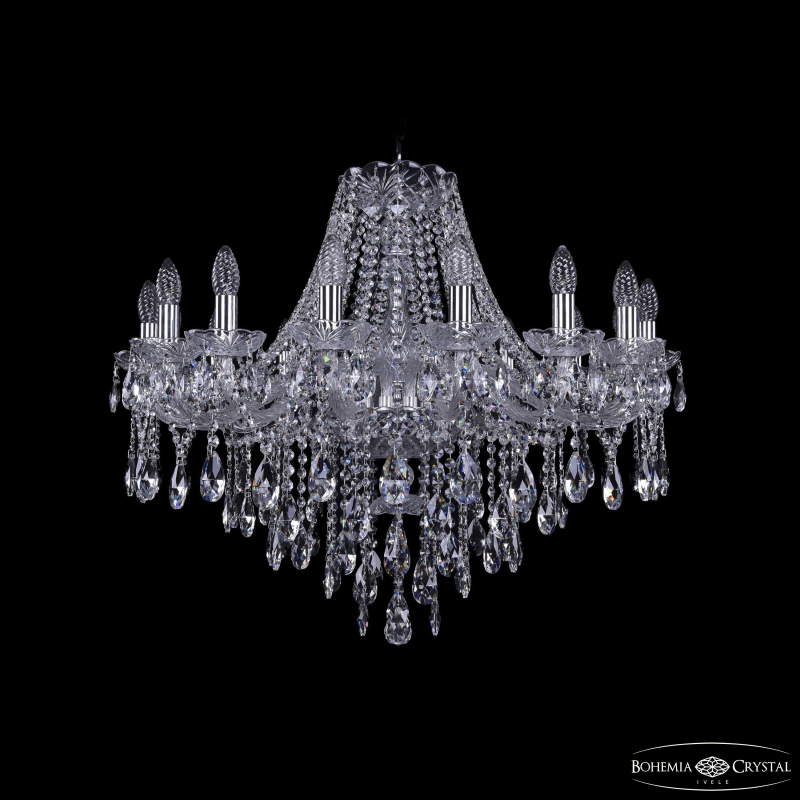 Подвесная люстра Bohemia Ivele Crystal 1415/16/300 Ni