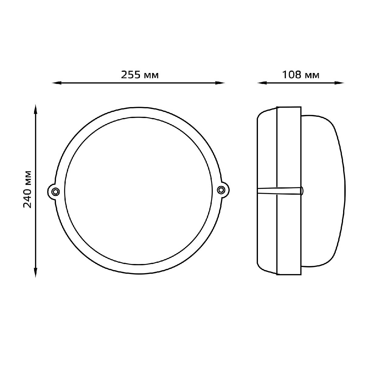 Настенно-потолочный светильник Gauss НБП 926602101