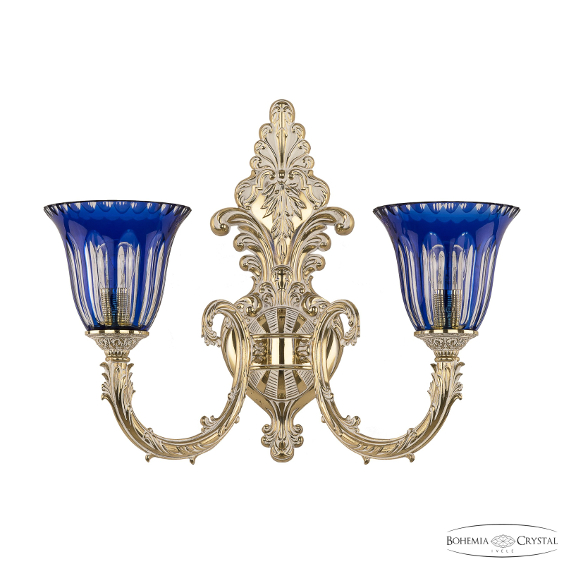Бра Bohemia Ivele Crystal Florence 7109B15/2/210 GW P2 U Clear-Blue/H-1H