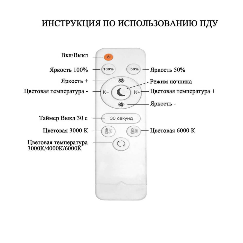 Потолочный светодиодный светильник Seven Fires Дайано SF7043/7C-CR
