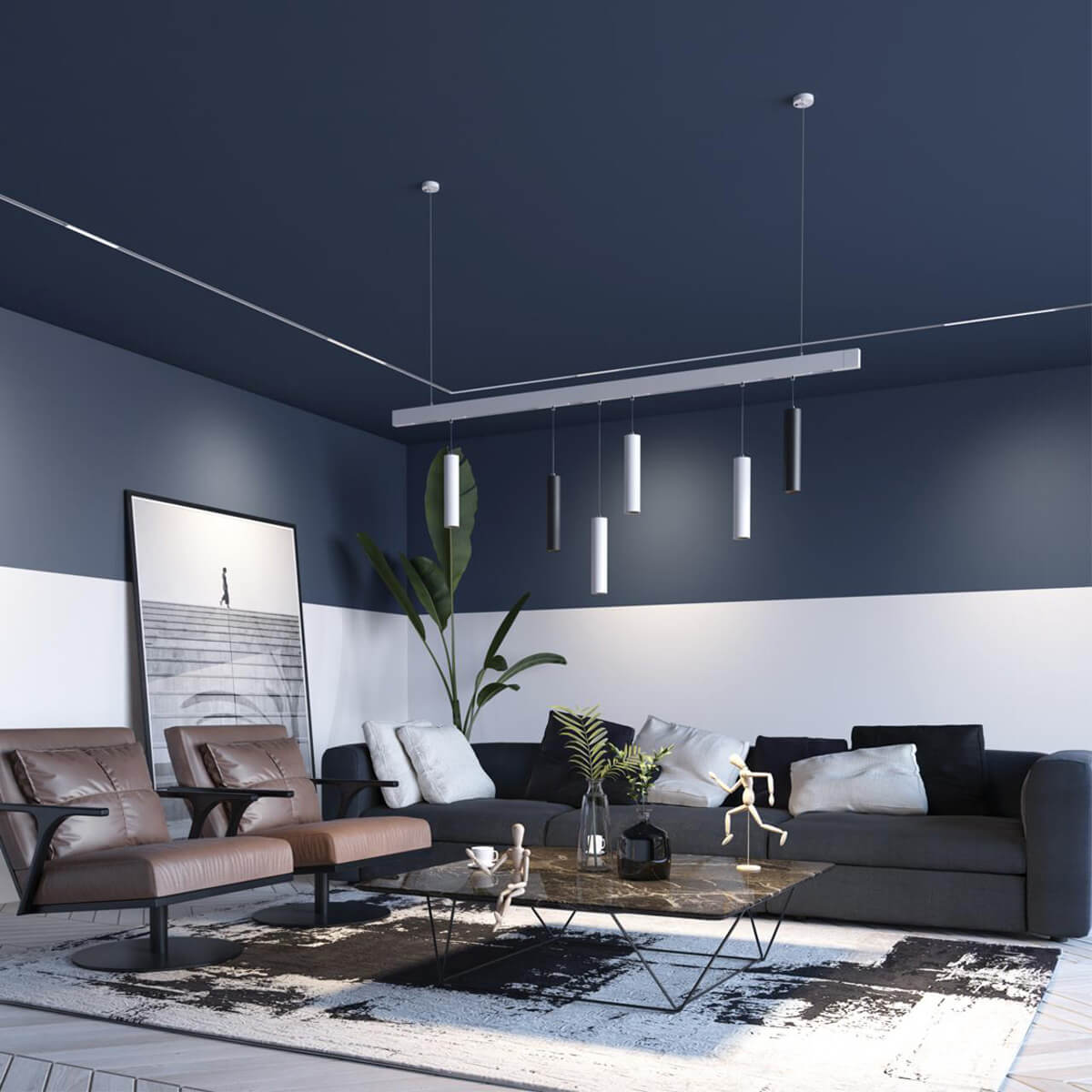 Трековый светильник на тросах Novotech Flum 358636