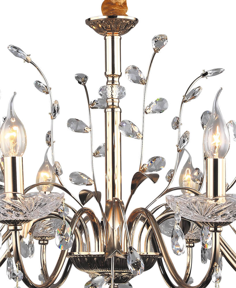 Подвесная люстра Lumien Hall Флоренс 0017/8P-FGD