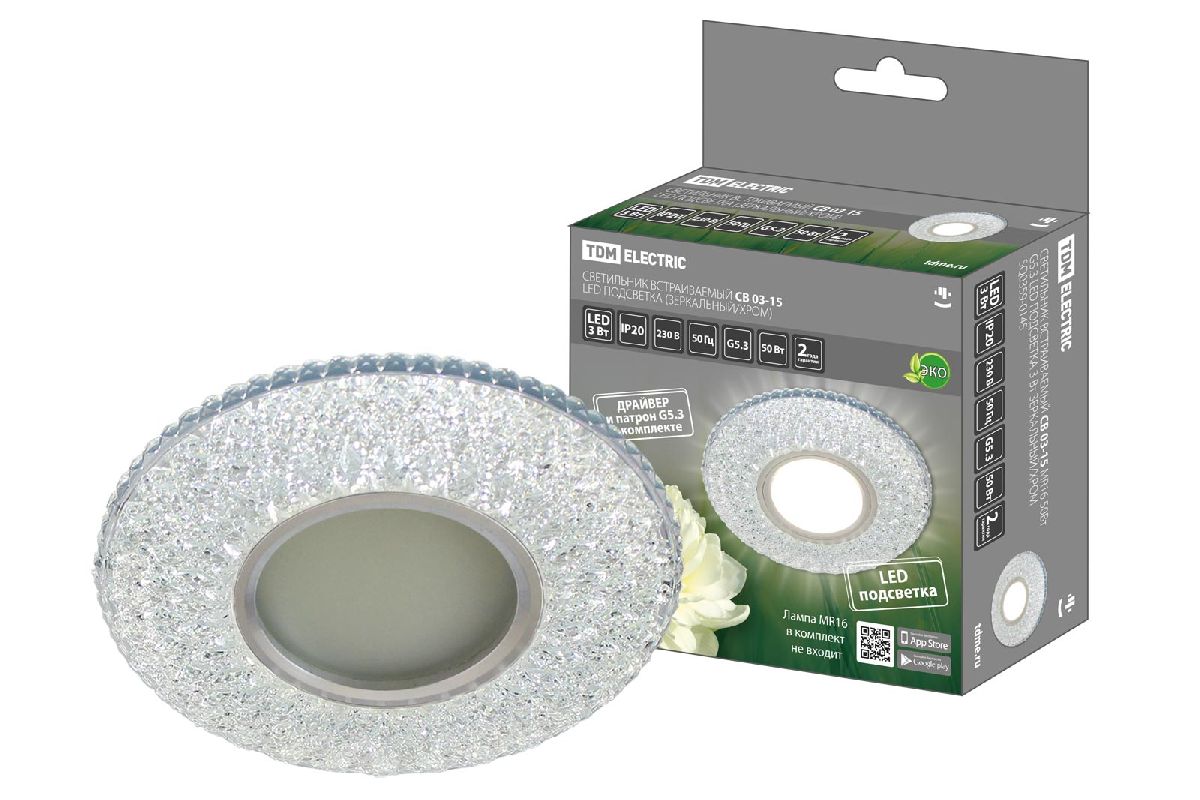 Встраиваемый светильник TDM Electric СВ 03-15 SQ0359-0145