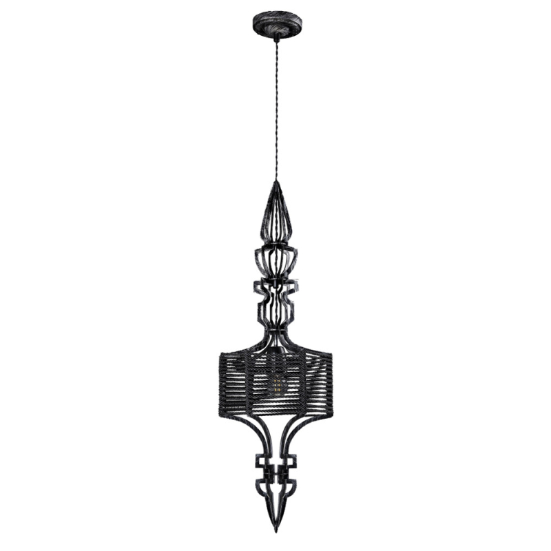 Подвесной светильник Crystal Lux Prima SP1 A Black-Silver/Black