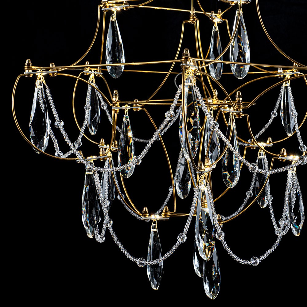 Подвесной светильник хрустальный Modelux ML.5601.400P BS