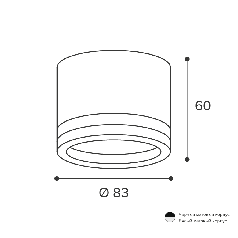 Накладной светильник Wolta Luce WSL-GX53/06W