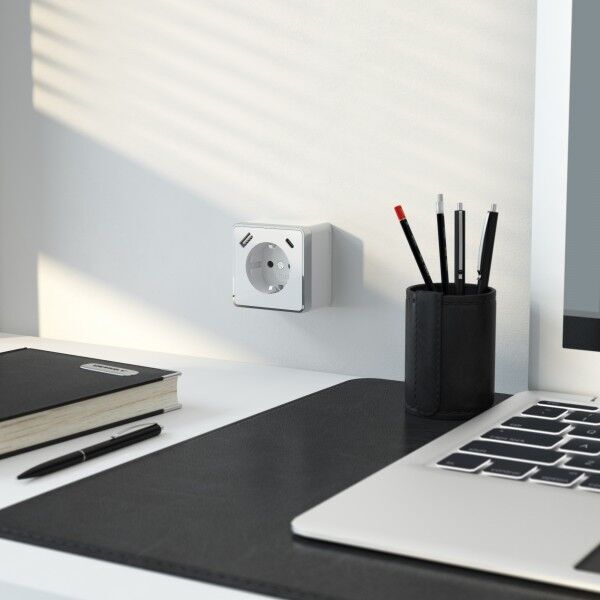 Розетка с заземлением, шторками и USB тип A+C Werkel Gallant W5071706 4690389179624 a057701