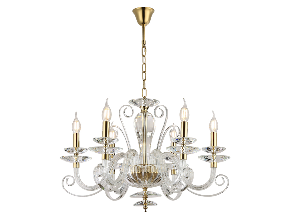 Подвесная люстра Newport Annabelle 8576/C gold polished М0070810