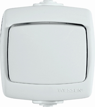 Выключатель 1-клавишный Schneider Electric Рондо VA66-102B-BI