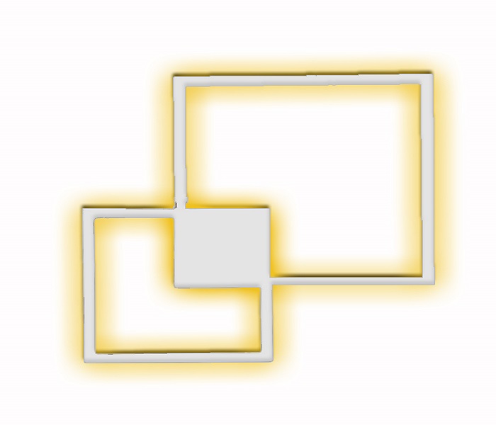 Настенный светильник Elvan GW-46220/2SQ-20W-WW-Wh