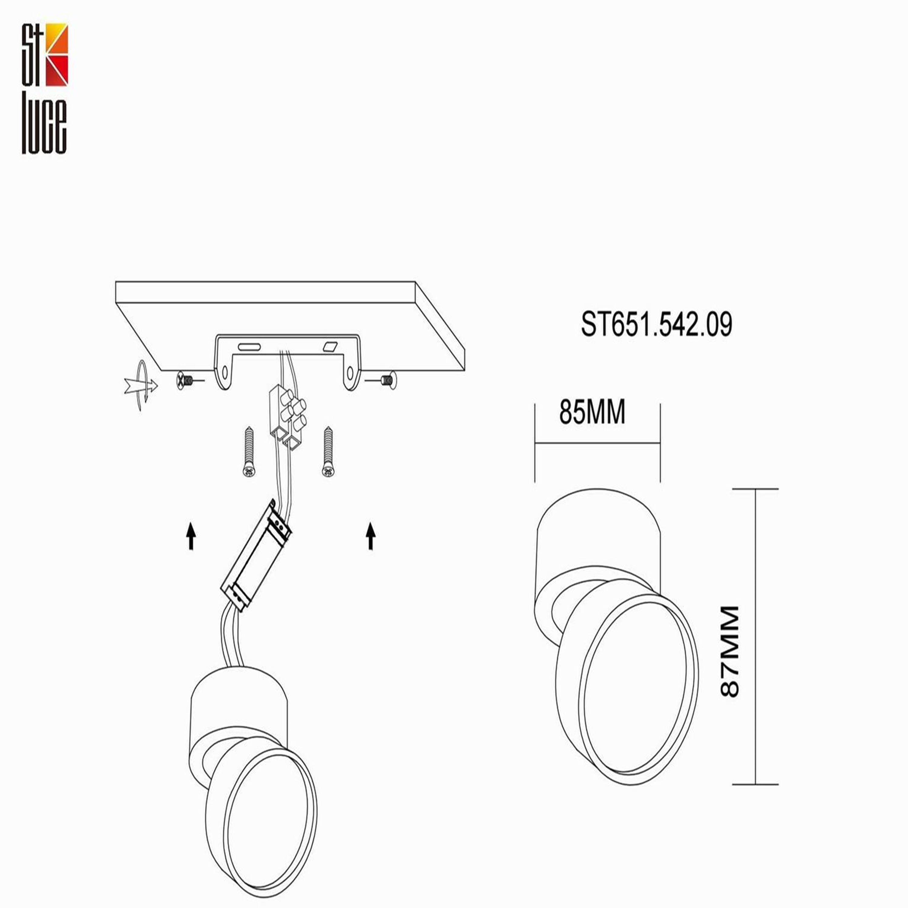 Накладной светильник ST Luce ST651 ST651.542.09