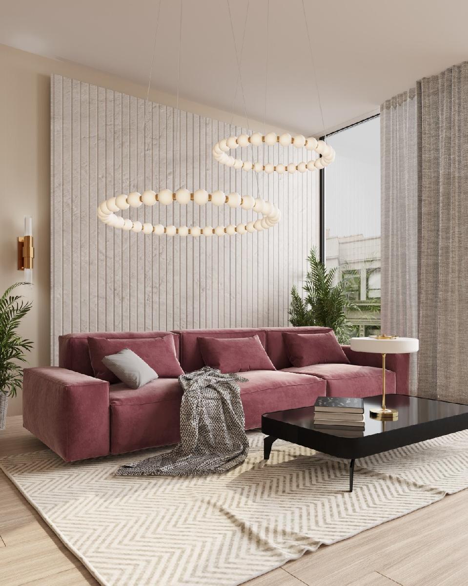 Подвесной светодиодный светильник Milosh tendence 0851CL-81GD