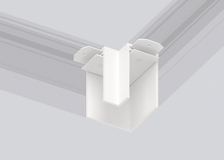 Угловой соединитель Luminotti Slimline L.200.4.WH