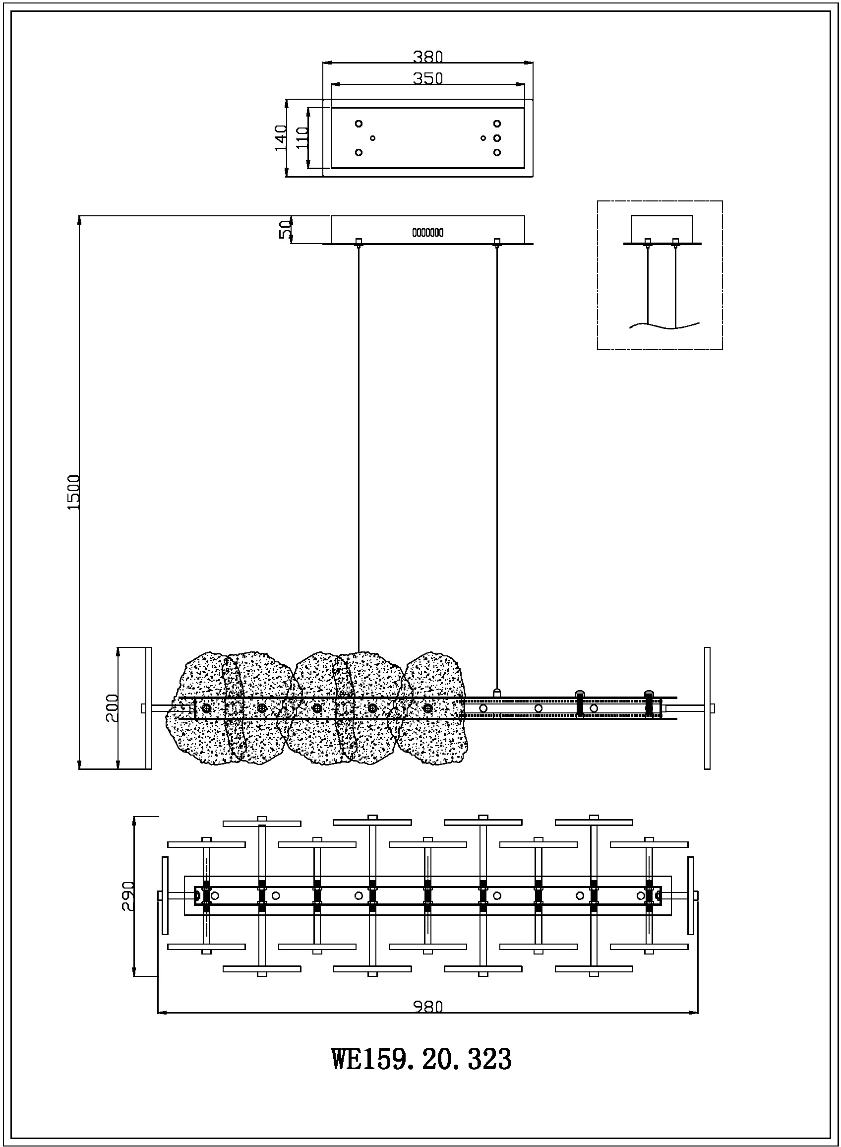 Подвесная люстра Wertmark Nicola WE159.20.323