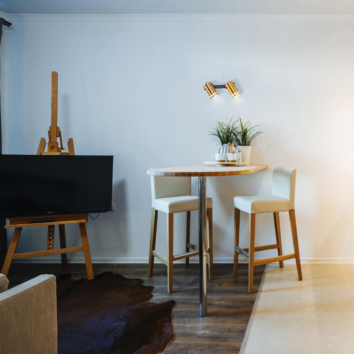 Настенный светодиодный светильник Eurosvet Bronze 20063/2 античная бронза