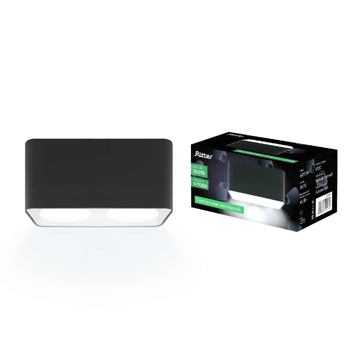 Накладной светильник Ritter Arton 51408 4