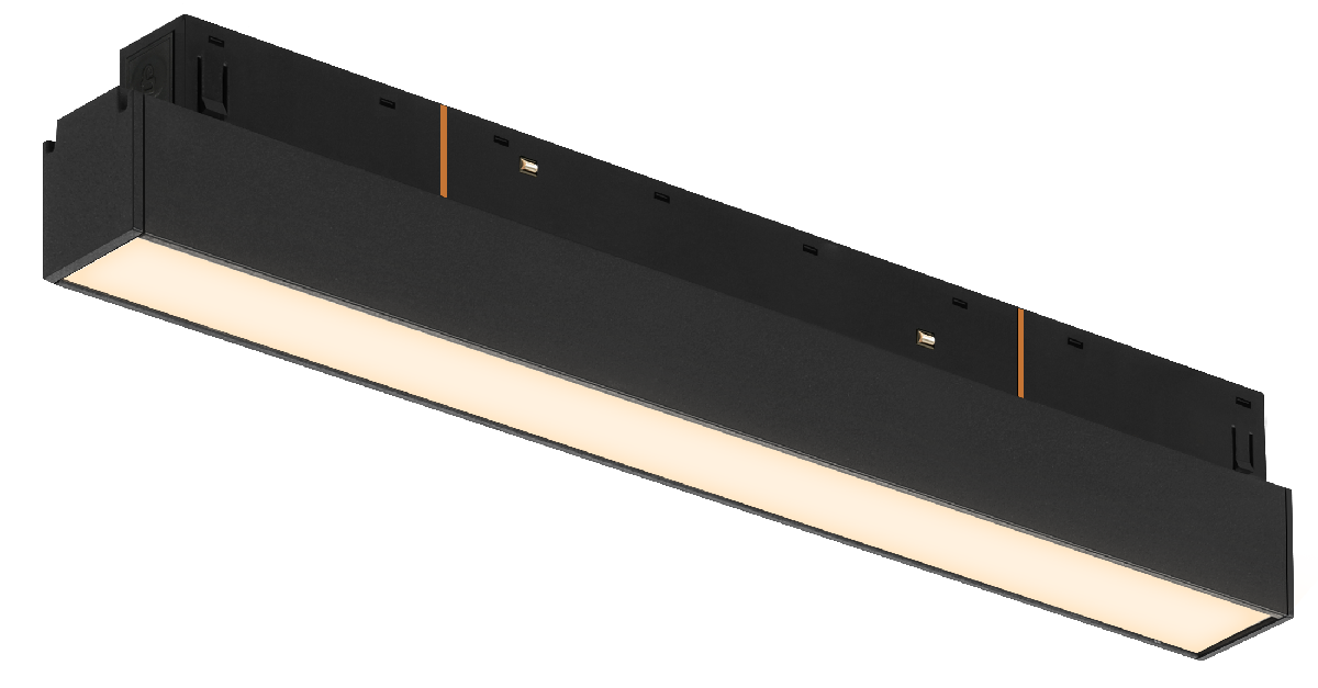 Трековый магнитный светильник iLedex Vision 4822-001-L300-12W-110DG-4000K-BK