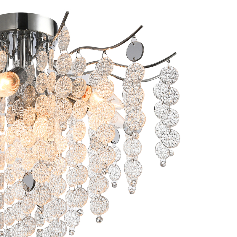 Потолочная люстра Natali Kovaltseva MONZA 91008/9C CHROME