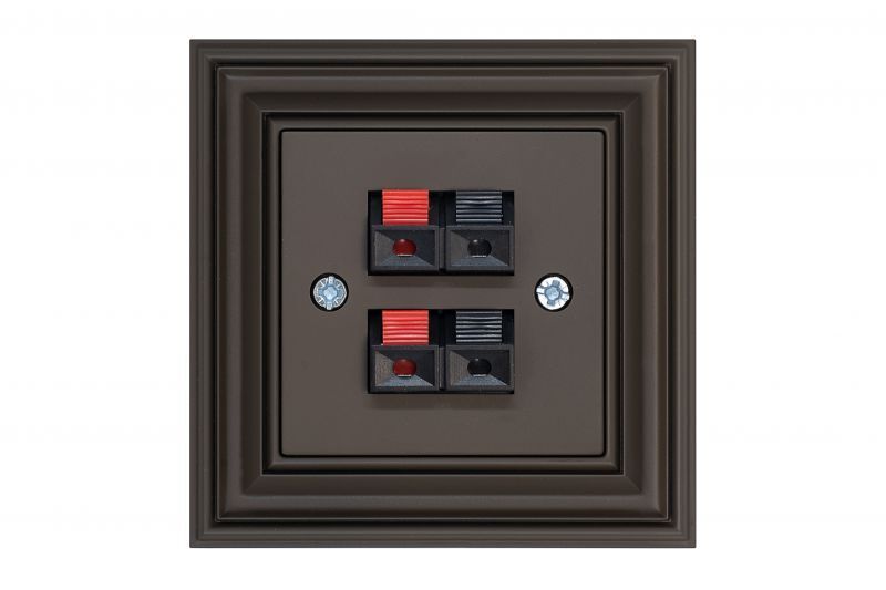 Розетка акустическая двойная Liregus Retro 29-041