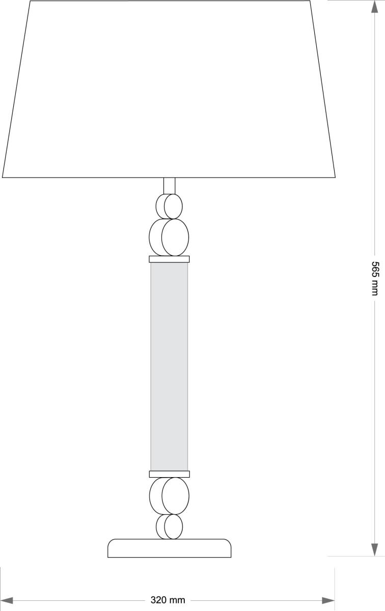 Настольная лампа Kutek Tamara TAM-LG-1(ZM/A)