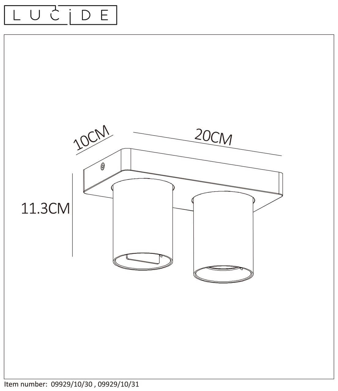 Спот Lucide NIGEL 09929/10/30